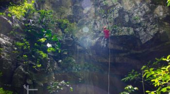 Canyoneering in Cañada Jaguar