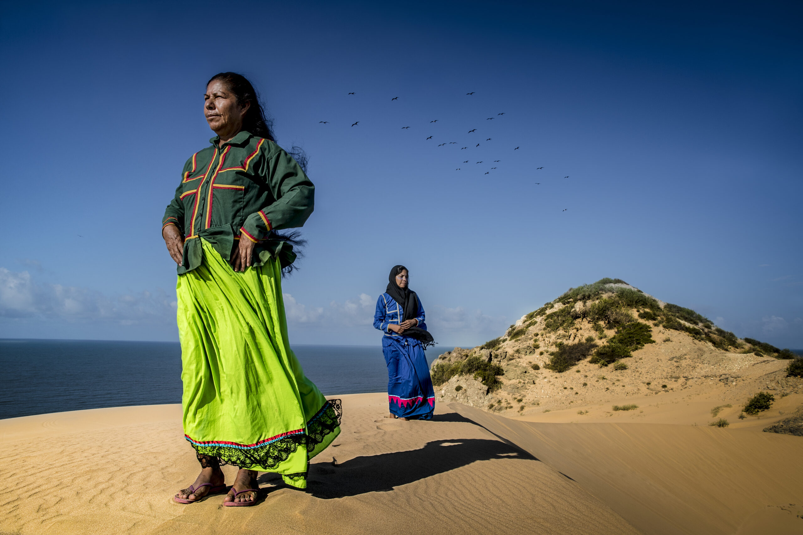 Sea, Desert, and Living Culture Facing Isla Tiburon