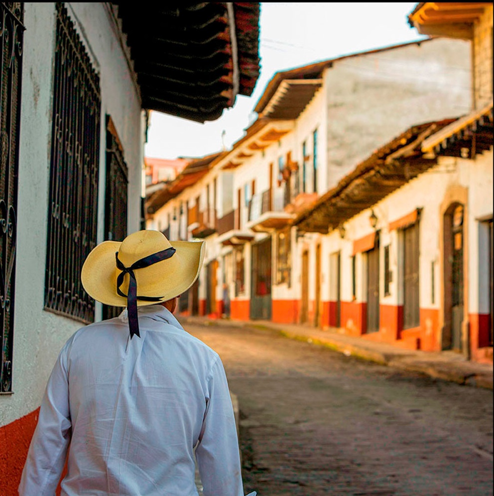 Caminar por el pueblo