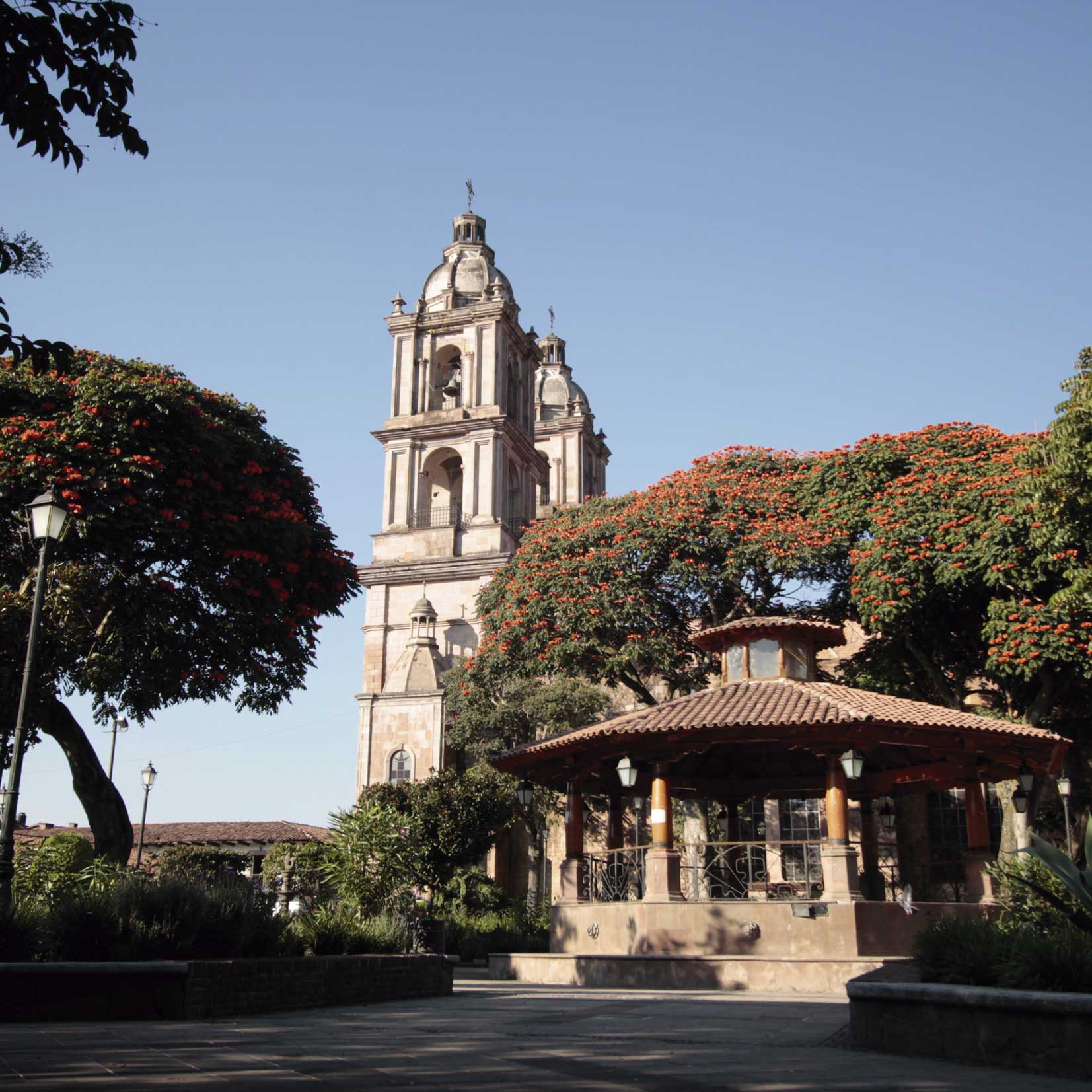 Centro y Barrio de Santa María Ahuacatlán
