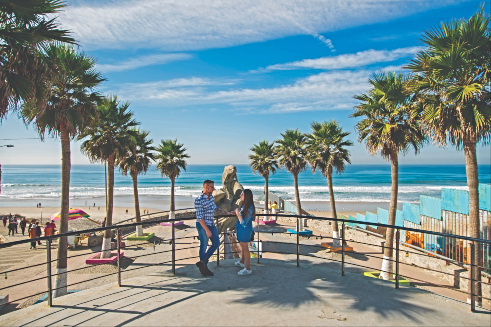 Sunset at Playas de Tijuana