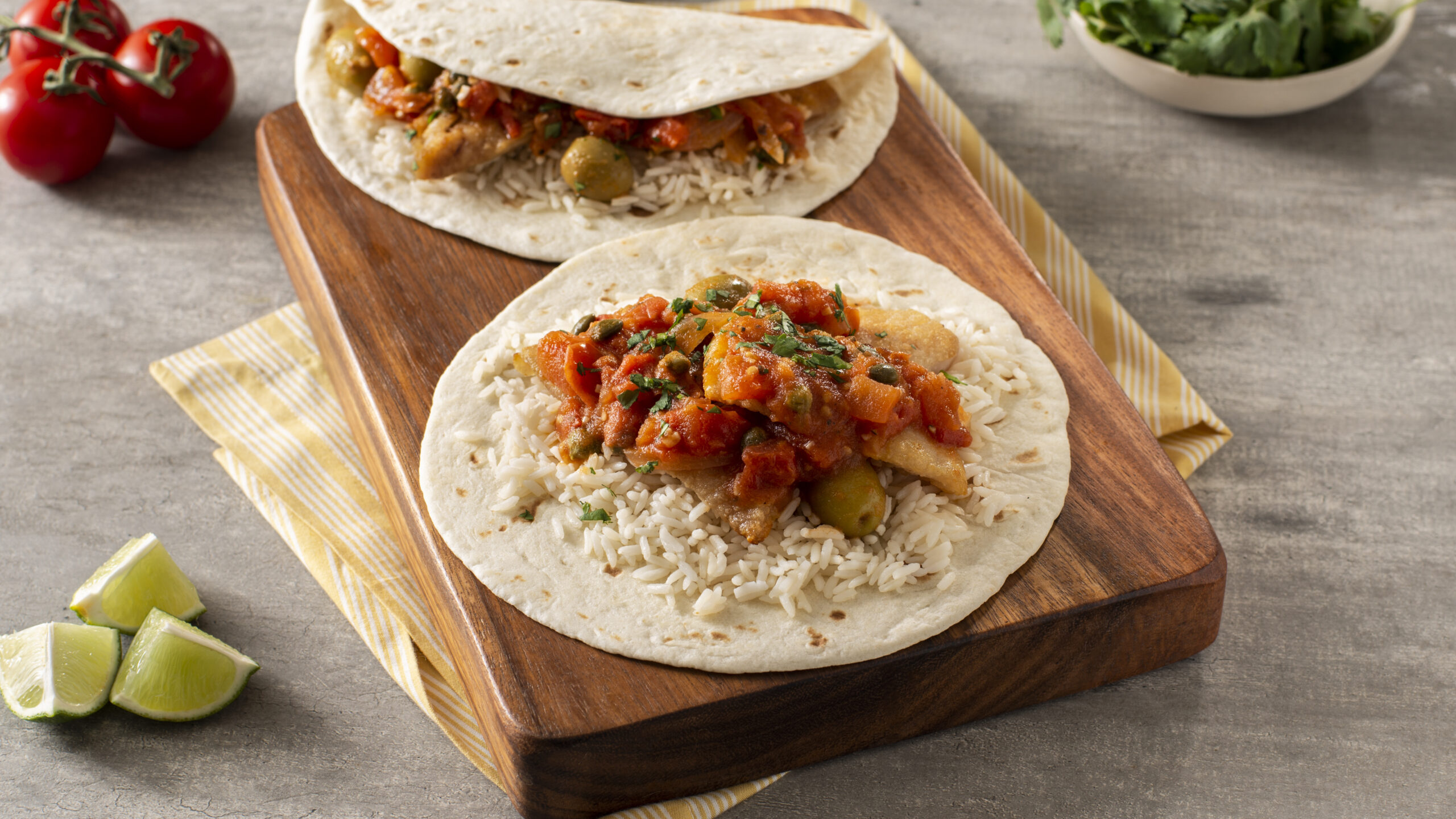 Taco de Pescado a la Veracruzana