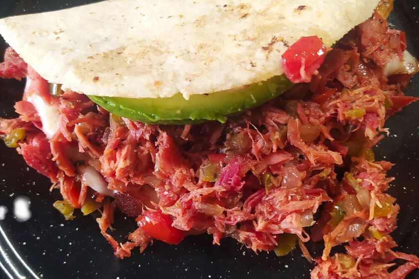 Taco de Marlin Ahumado
