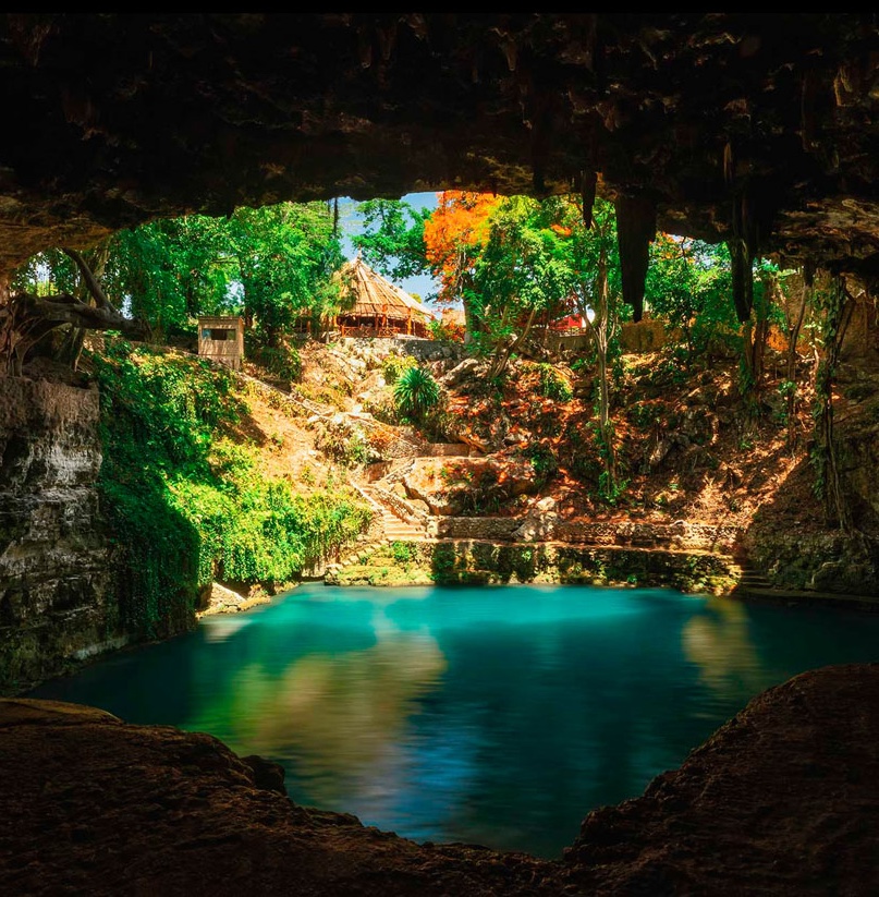 Relájate en los cenotes